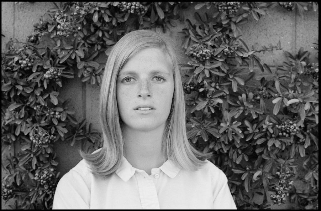 Self - portrait with vines. Arizona, 1965