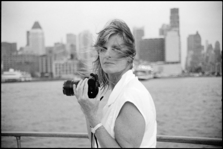 Photo of Linda used as her author photo in the Book 'Roadworks'